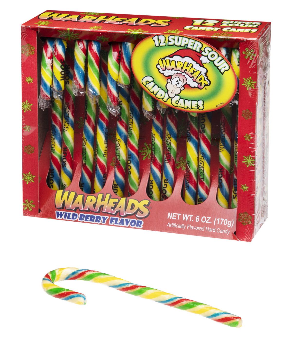 Warheads Candy Canes Super sour (and tasty) holiday treats!