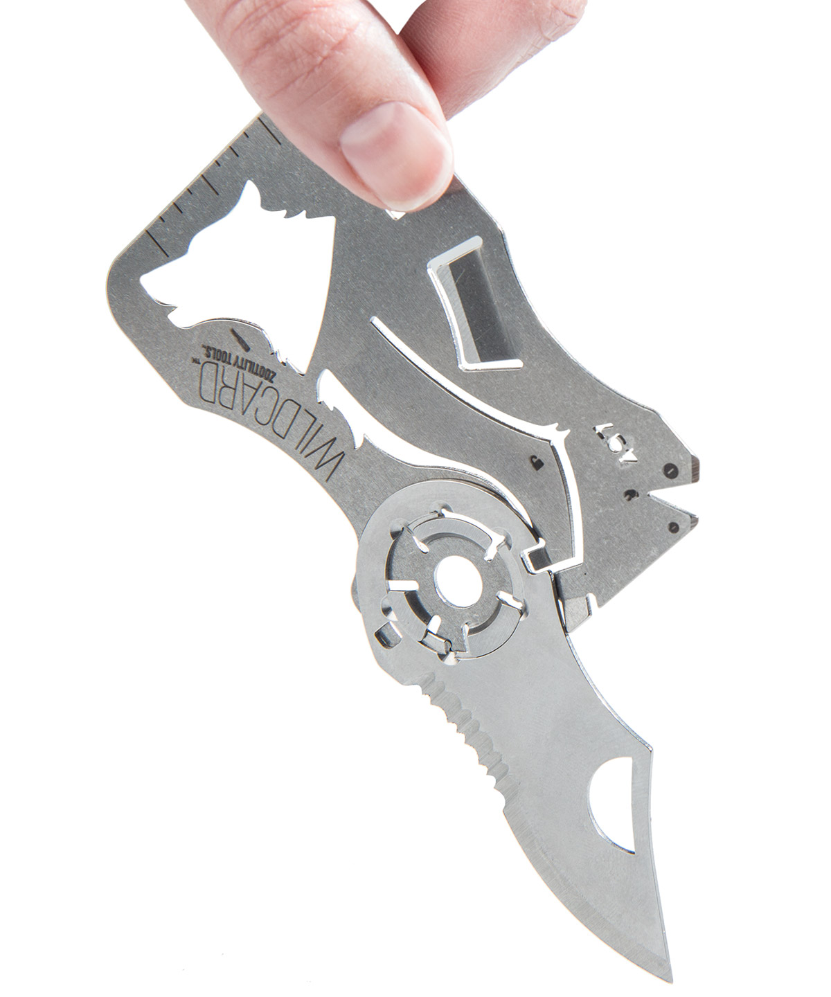 Zootility WildCard Thin knife and multitool for your wallet.