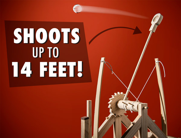 Shoots up to 14 feet!