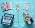Contains: 28 dice, 40 cooking sheet cards, mixing bowl, lid, score pad, wooden spoon pen, and instructions.