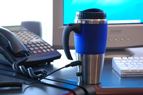 thumbnail image 2 of Electric Coffee Mug Warmer, USB Desk Cup Warmer With Light, Heating 2 of 10