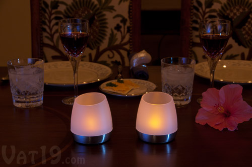 Flip 'n Charge LED Candle Lights are perfect for indoor settings as well as outdoors.