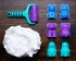 Includes: 120 grams of Floof, 3 animal molds (wolf, polar bear, and penguin), and 1 pawprint roller.