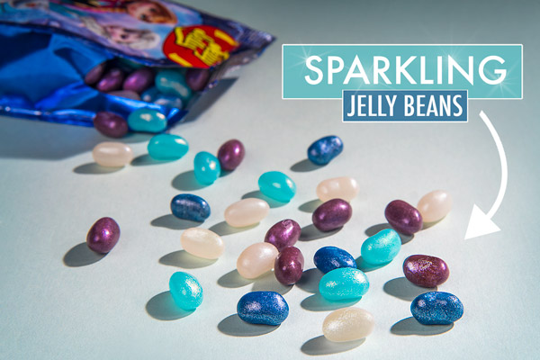 Disney's Frozen Jelly Belly Jelly Beans on a table.