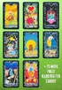 A 78-card tarot deck featuring the classic trading card characters.