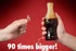 The Giant Gummy Cola Bottle weighs in at an impressive 0.79 pounds (360 grams).