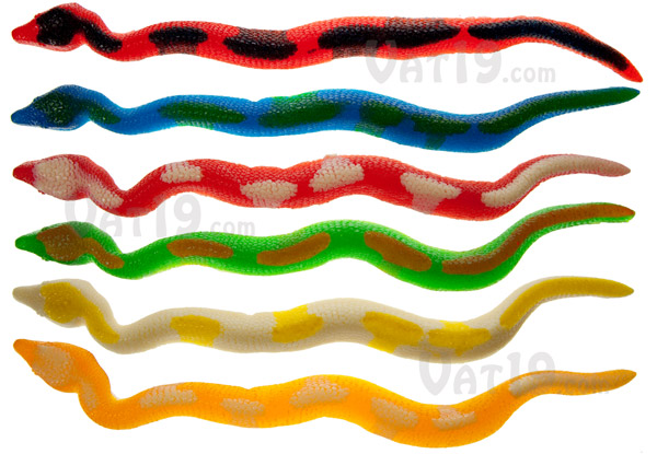 Choose from a wide variety of Giant Gummy Snake flavor combinations.