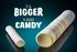 2.5x bigger & 9x more candy!