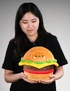 There's zero chance of this plush adding to your waistline except when he’s snuggled against your tummy.