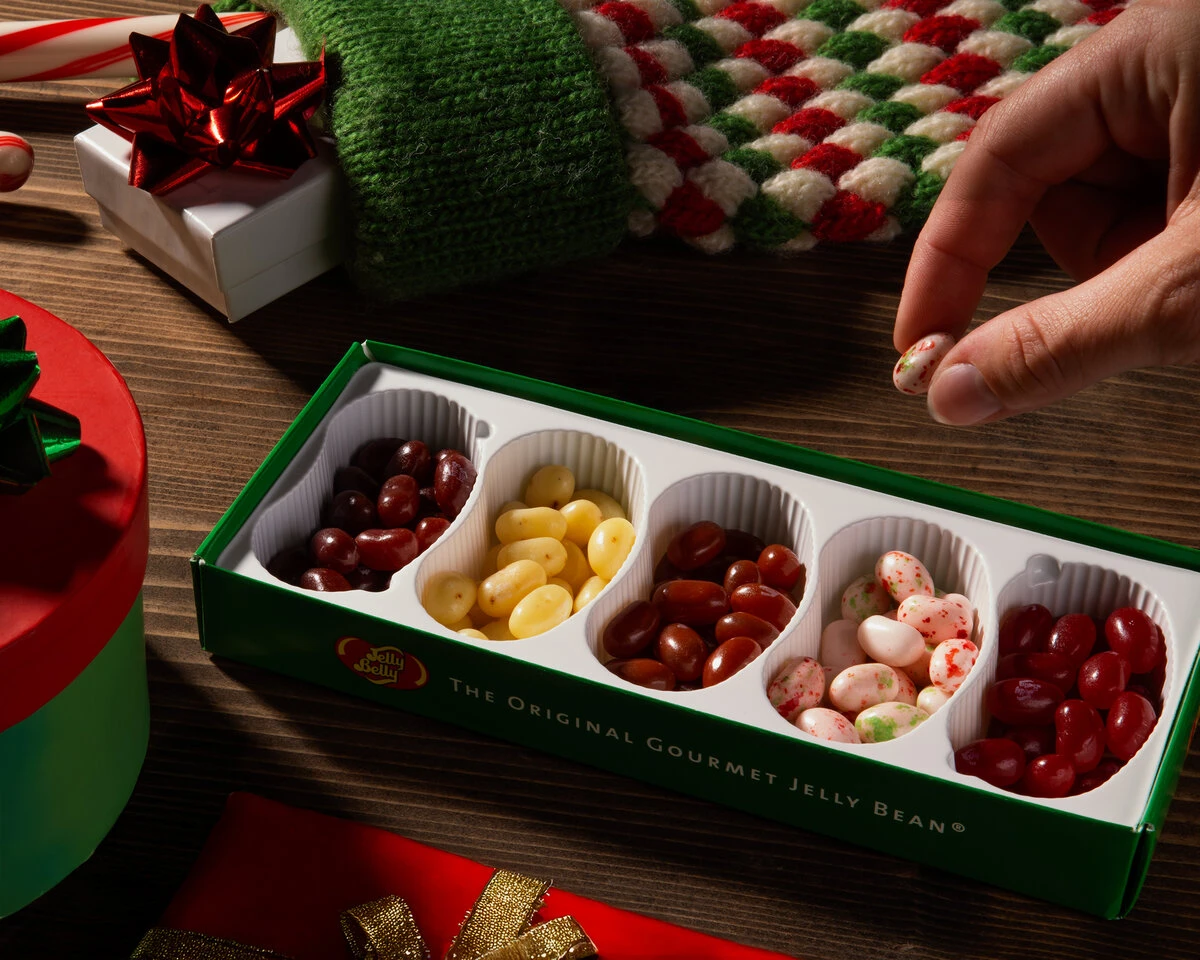 Holiday Favorites Jelly Belly Gift Box: Five Festive Flavors