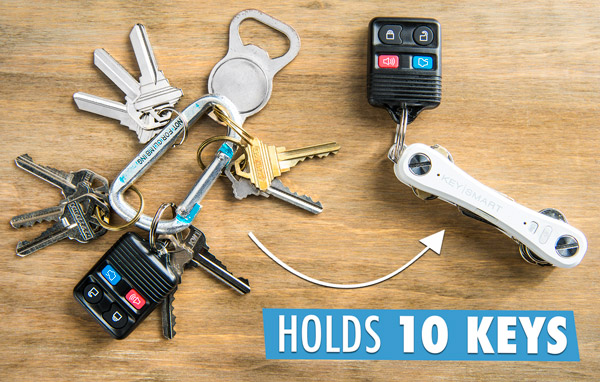 KeySmart Pro holds 10 keys