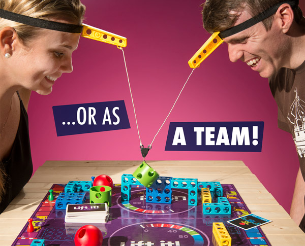 Play head to head or on teams.