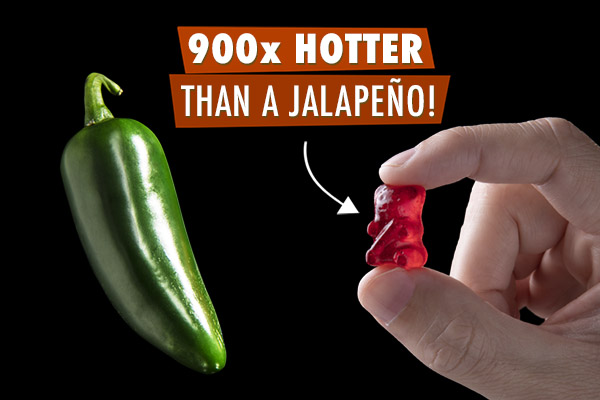 Lil’ Nitro 900x hotter than jalapeño