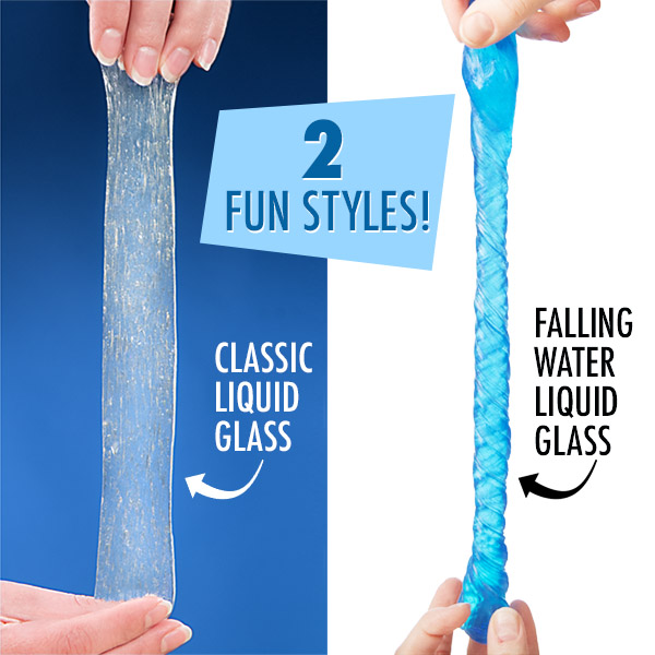 Vat19.com - Liquid Glass Putty is crystal clear when at rest and becomes  cloudy when played with (don't worry though, it quickly returns to its  pristine state!)