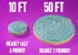 Unroll the fun! Ten or fifty feet of delicious, fruity, lip-puckering flavor all wrapped up into one giant, legendary wheel.