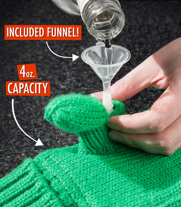 4 oz capacity mitten flask