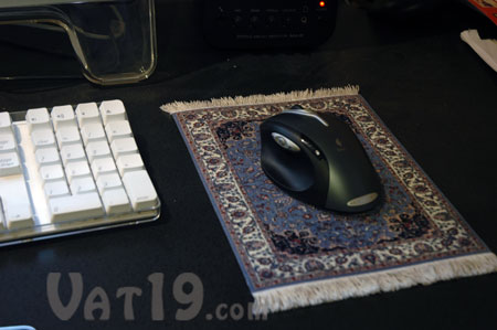 Oriental rug mouse pad