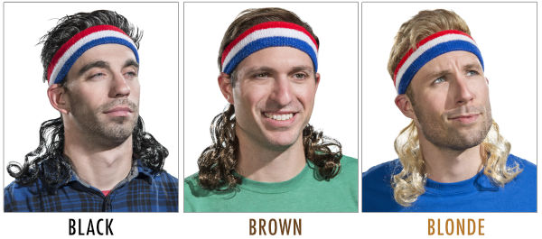 Brown, blond, and black Mullet on the Gos