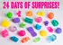 Count down to Christmas Eve with 24 unique, mini Nee Doh surprises.