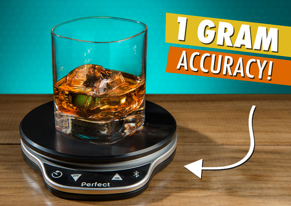 A super-accurate smart scale is the key to the Perfect Drink's cocktail-making genius.