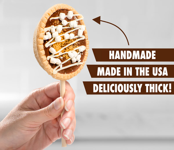 Handmade, made in the USA, deliciously thick!