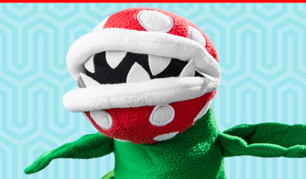 Multiple views of the piranha plant puppet