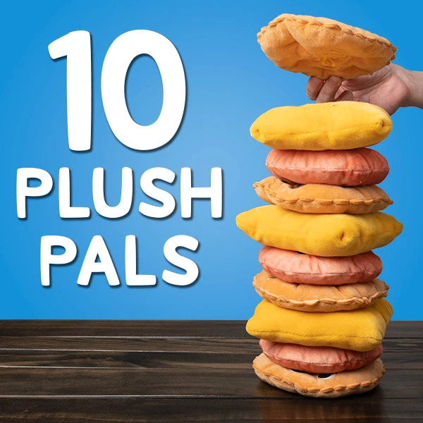 Plush Lunch Kit An adorable stuffed snack kit.