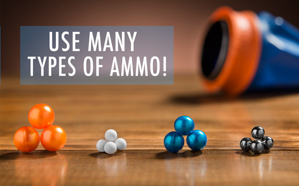 Use many types of ammo!