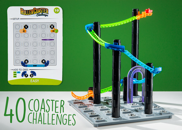 40 coaster challenges from easy to super hard!