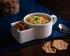 Keep your crackers handy (and crispy!) with the Soup & Cracker Mug.