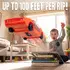 Turn your living room into the ultimate stunt arena. Build your ramp, pull the cord, and send it soaring up to 100 feet of pure, airborne action!