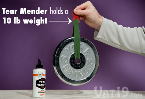 Tear Mender Instant Fabric And Leather Adhesive – 32 Oz Container (TG-32)