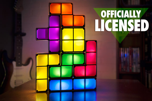 The Tetris Light in a living room. It's looking boss as hell.