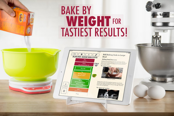 Instead of baking by volume, The Perfect Bake uses weight to ensure the best results.