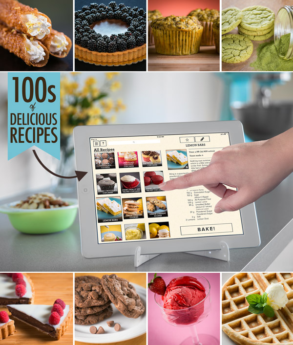 The Perfect Bake app includes hundreds of delicious recipes.