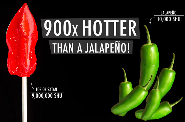 900 times hotter than a jalapeno