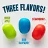 Each bag includes a trio of pucker-powered candy flavors: green apple, blue raspberry, and strawberry.