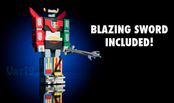 Voltron USB Flash Drive includes blazing sword!