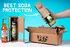 We employ innovative packaging to ensure every soda arrives intact.