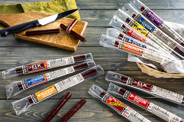 2 Holiday Gift Boxes - The Swiss Colony Wild Game Meat Sticks Gift Box - Includes Exotic Meats: Buffalo, Elk, And Venison Blended With Pork And Beef, Package For Men