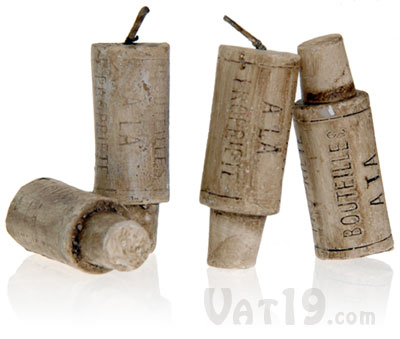 Each order of Wine Cork Candles includes four candles.