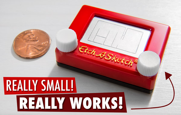 etch a sketch doodle mini