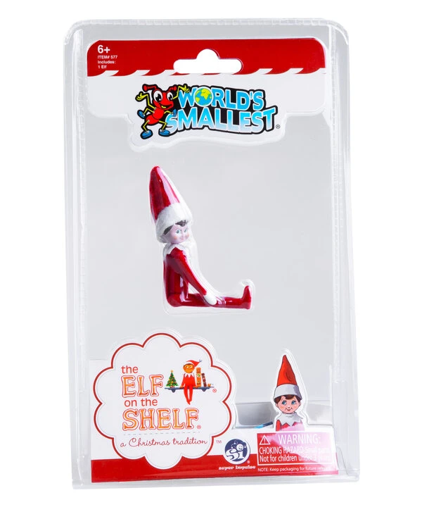 World's Smallest Elf on the Shelf A tiny version of Santa's little helper.